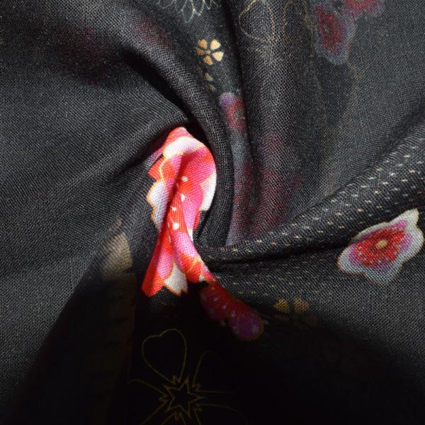 Printed 100% Viscose Rayon Fabric Sustainable Floral Challis