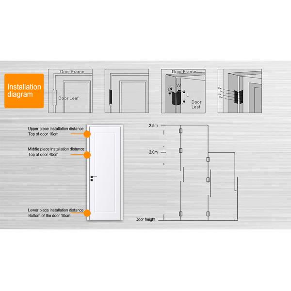 Left And Right Opening Flag Type Aluminium Door Hinge With Oxidation Finish