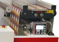 Full Servo Motor High Automatic And Digital Label Cutting Machine 40 - 350mm Width