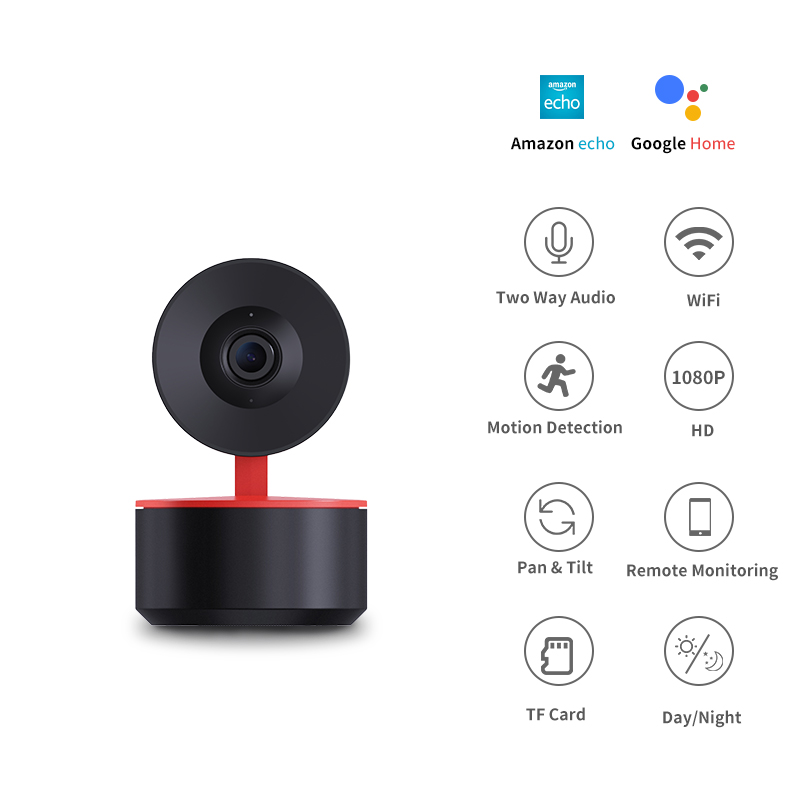 H.264 1080p Tuya PTZ Camera Outdoor Wireless Security Camera Pan Tilt Zoom