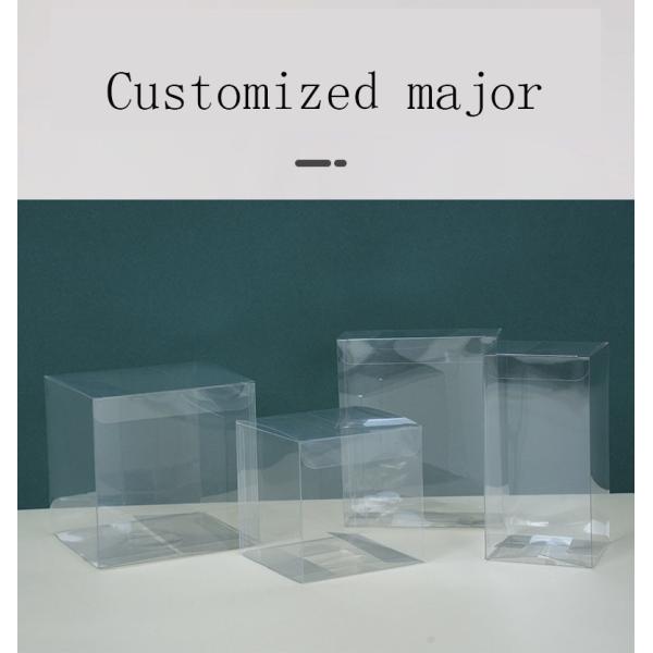 Hot Selling PET Packing Box Custom Clear Transparent Folding Square Box