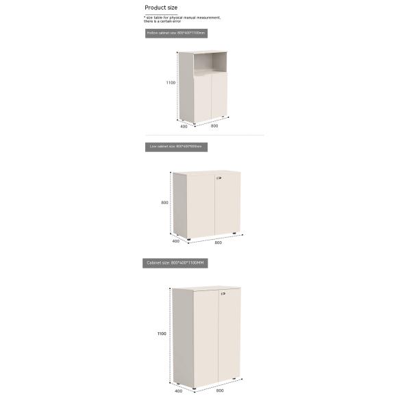 Secure Combination Lock File Room Data Cabinet for Company Break Room Pantry Storage