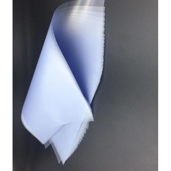 China Uncoated Transpartent PVC Overlay Film For Plastic Cards Lamination wholesale