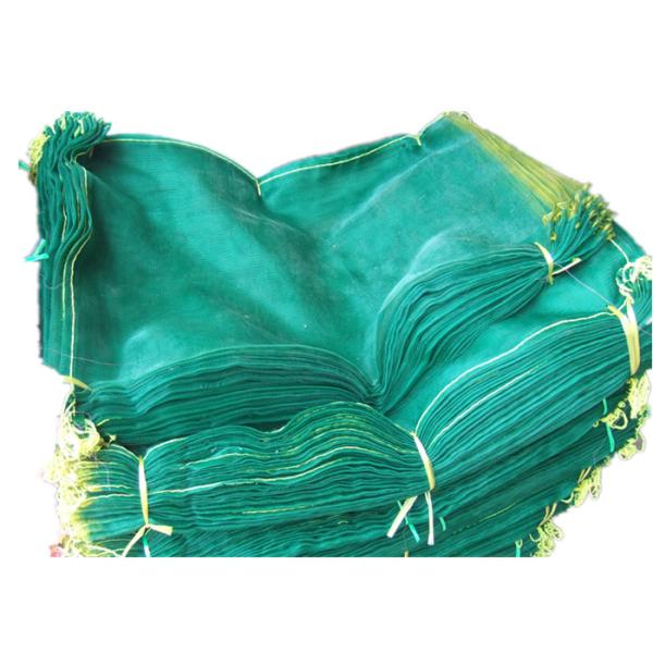 PP Woven Garlic Mesh Bag Vegetable Packing Bag Drawstring Woven Mesh Sacks