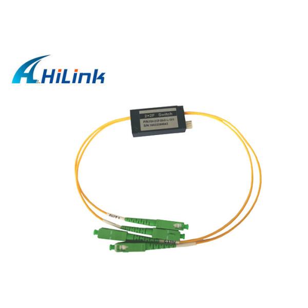 Full Function 2X2F Optomechanical Switch High Stability CE ROHS Certification