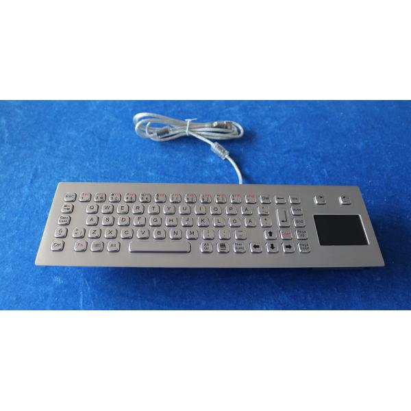 Panel Mount IP67 Dynamic Washable Vandal Proof Stainless Steel Industrial Keyboard