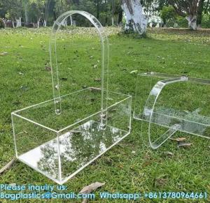 China Simple Acrylic Portable Flower Basket High-End Portable Candy Gift Box Plexiglass, PMMA, Perspex sheet wholesale