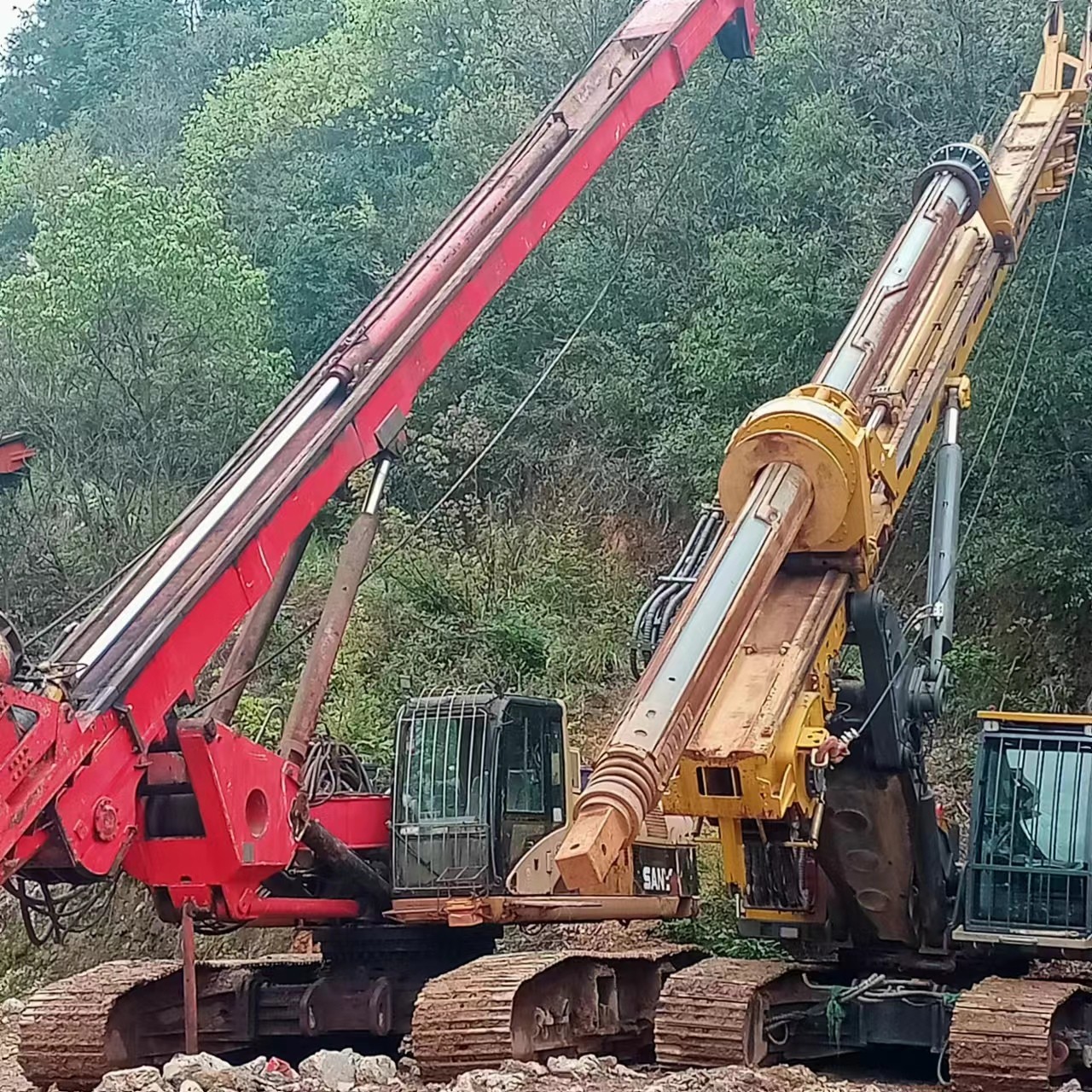 XCMG XR280 Used Rotary Drilling Rig 280 KNM High Construction Efficiency