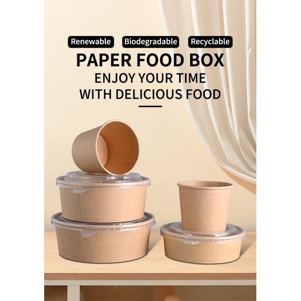 Fast Food Paper Takeaway Containers With Foil Specifications Compostable