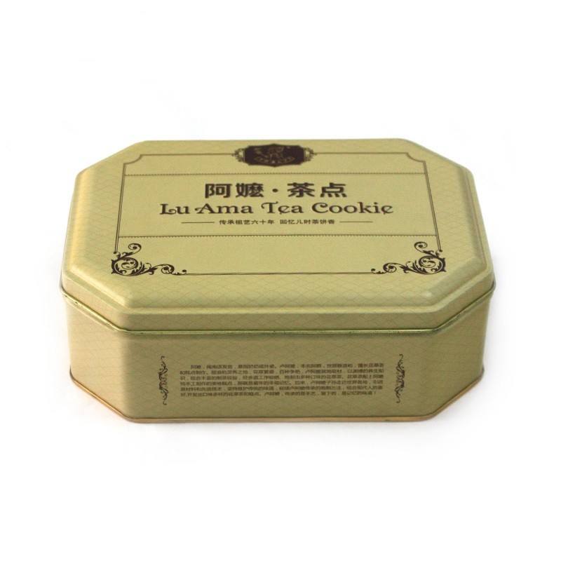 China Bulk custom printed cookie tins cheap wholesale