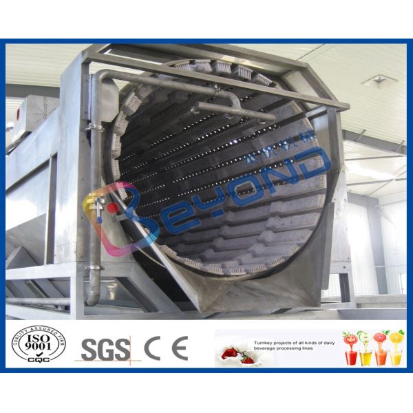 5t/H Industrial Fruit Vegetable Washing Machine Rotating Drum