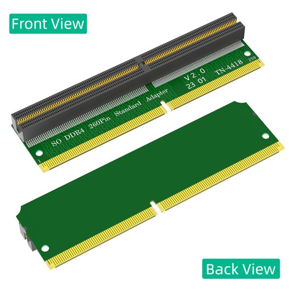 Laptop SO-DIMM Memory RAM DDR4 260Pin Slot To Desktop DDR4 DIMM Adapter Test Protection Card