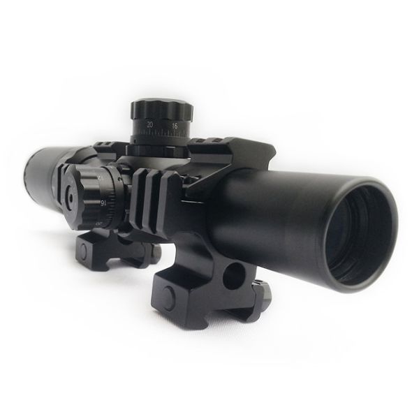 24mm Objective Diameter Hunting Rifle Scope 1-10x24 Fully Multi Coated Green