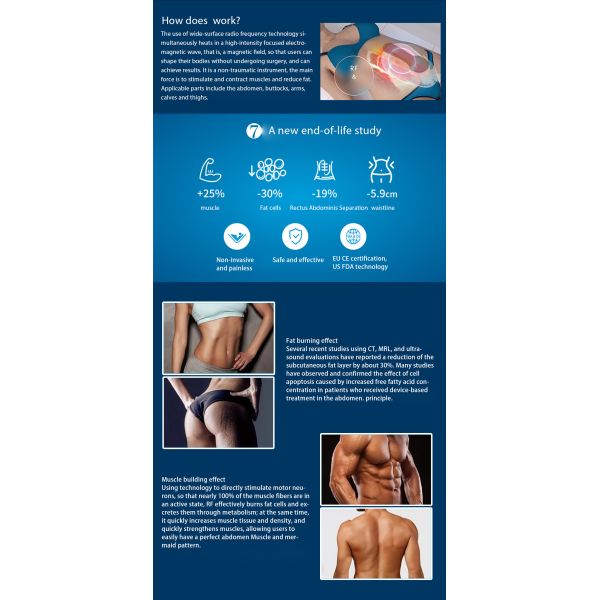 Belly Ems EMShapeing Machine Pelvic Floor 4 Handles Electromagnetic Muscle Stimulator