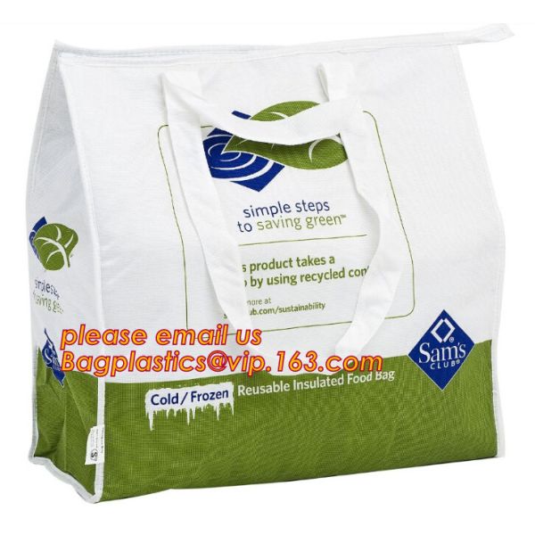 Foldable Lunch Insulated Cooler Bag Heated Food Delivery Bag Thermal Pizza Delivery Cooler Bag