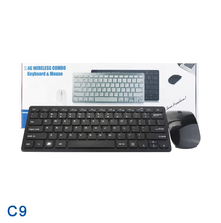 Home Office Slim Keyboard Mouse Set Wireless With Long Service Life
