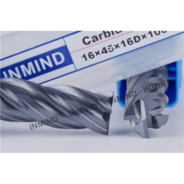 16*100L*4F , Dia 16mm , TiAlN Coating , AOL 100mm carbide end mill bits 4 Flute , Metal Cutting tools