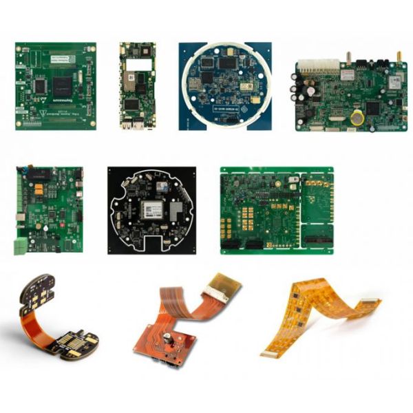 Multilayer Automotive PCB Assembly 4OZ Gold Plated SMT PCB Board