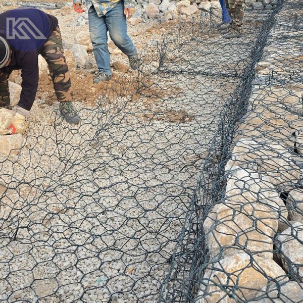 4.0mm Wire Diameter Gabion Retaining Wall For Riverbank Protection