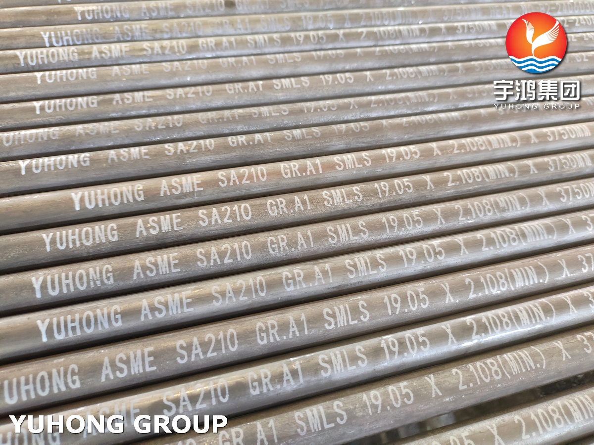 ASME SA210 A1 Carbon Steel Seamless Boiler Tube For Condenser And Economizers