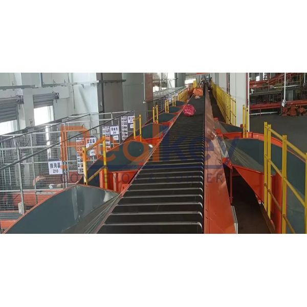 CE High-Efficiency Low Maintenance Automated Parcel Sorting Narrow Belt Sorter System For Warehouses