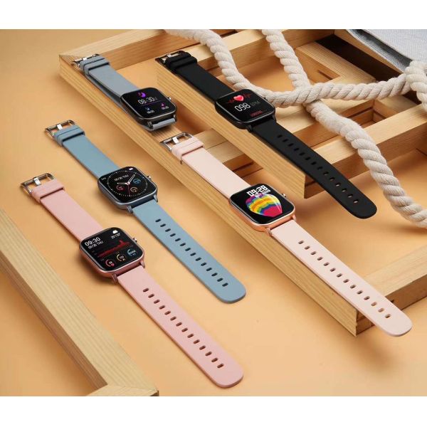 Silica Gel Band 1.4 Inch IP67 Bluetooth Smart Watch For Android And IOS Phone