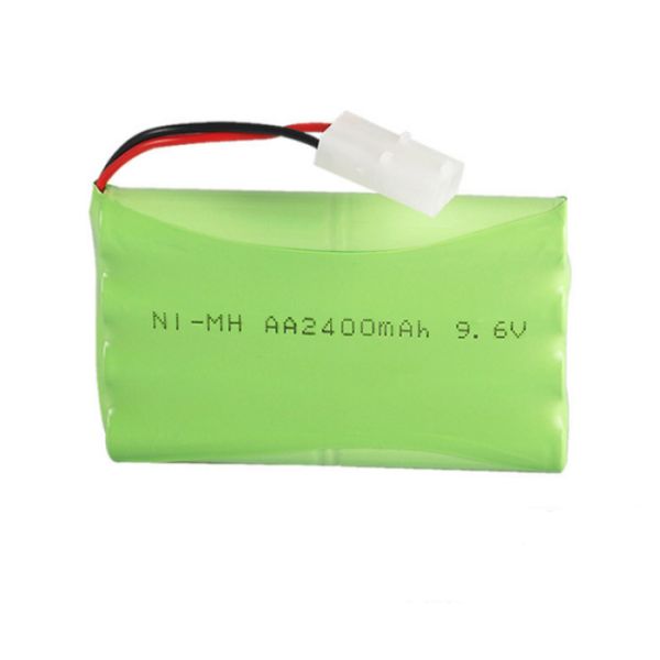 9.6V 2400mAh Ni-Mh Battery Pack Rechargeable AA5 Over Current Protect MSDS
