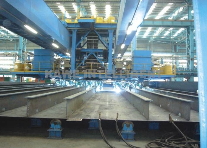 10T Bidirectional H Beam Automatic Welding Machine Material Turning Auxiliary