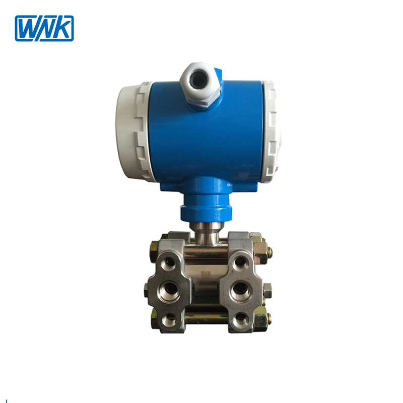 Capacitive Double Flange Differential Pressure Transmitter Liquid Crystal Display