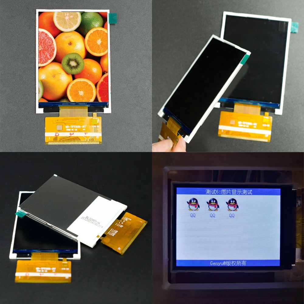 2.8" Spi ILI9341 St7789 18 20 30 37 40 pin 320x240 320x480 Dots Tft LCD Display for Industrial and Commercial Need