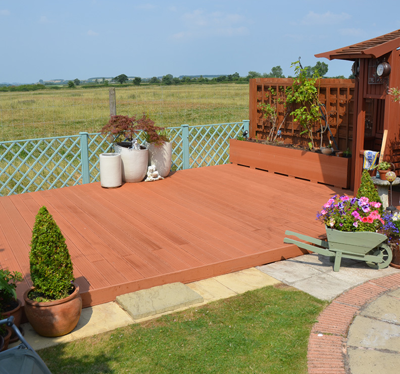 Hidden Fastening 140 X 25 WPC Decking Board Outdoor Wood Plastic Composite Boards Planks