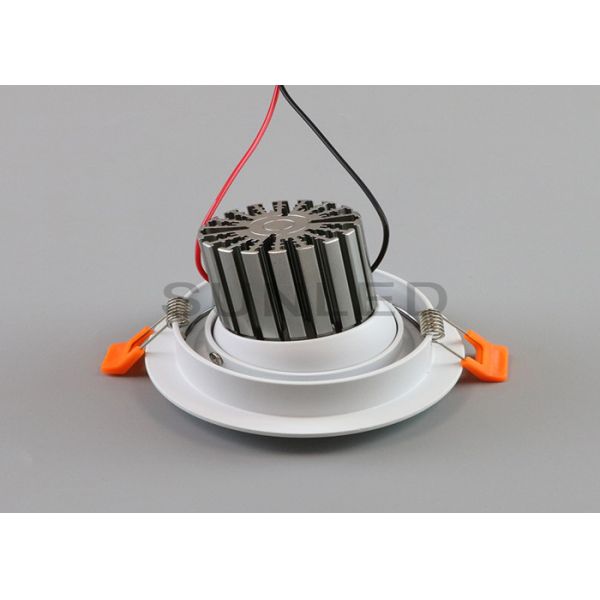 15 Degree Beam Angle LED Recessed Downlight Rotatable Recessed 12W 70mm