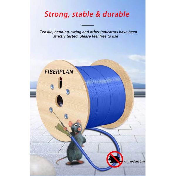 Single Armored Single Core Fiber Optical Cable For Indoor