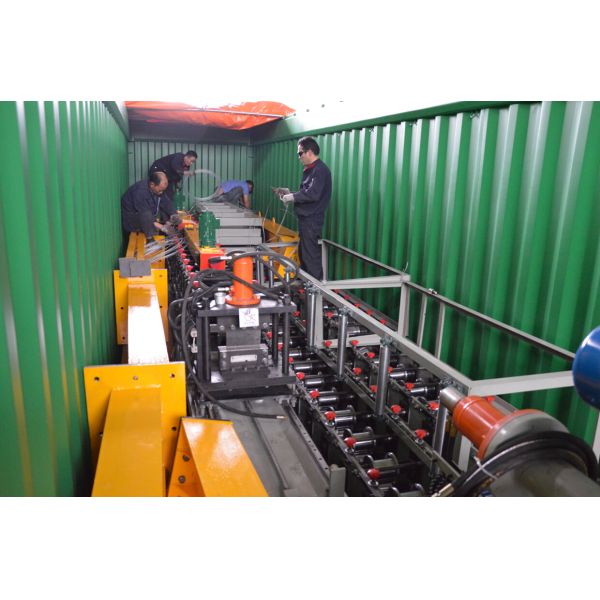 12 Roller Stations Metal Shutter Door Roll Forming Machine Thickness 0.7mm-1.2mm