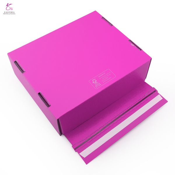 Customized Packaging Corrugated Cardboard Shipping Box with Zipper | Acceptable Custom Order