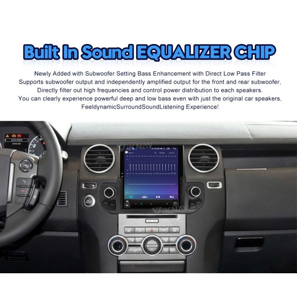 Gps Navigation Android 10 Car Audio For Land Rover Discovery 4 2009-2016