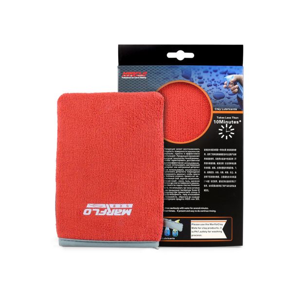 Black Red Clay Wash Mitt With Quick Simple And Secure Service ISO-9001 Certification