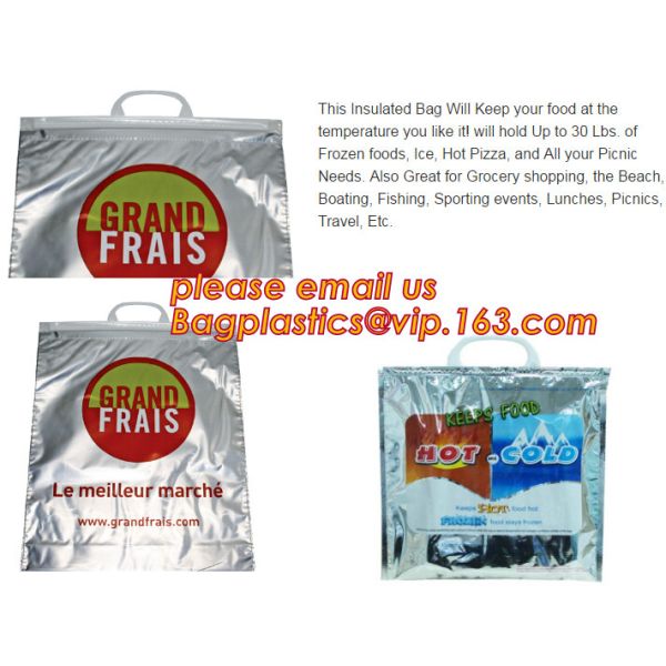 Foldable Lunch Insulated Cooler Bag Heated Food Delivery Bag Thermal Pizza Delivery Cooler Bag