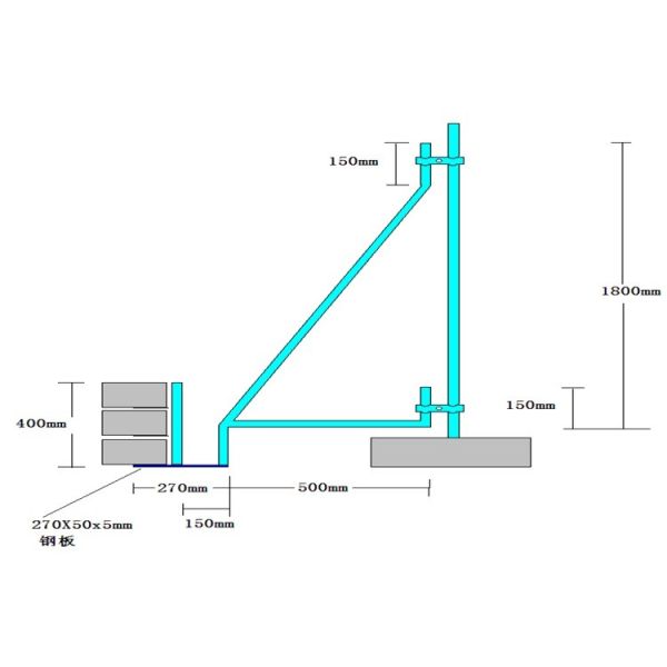 Site Hoarding Temporary Security Fence 2.4m Anti Climb Heras Fencing