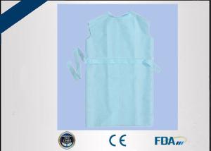 China PP / PE Coated Disposable Surgical Gown Lightweight For Droplets Prevention wholesale