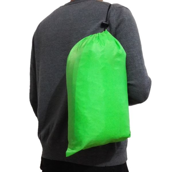 Foldable Fast Inflatable Laybag Lounger Air Sleep Bag Camping Beach Hangout Lazy Lounge Chair Garden Sofa Bed With Pocke