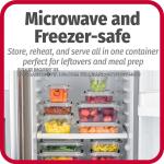Plastic Food Storage Containers With Lids Dumpling Storage Box For Freezer Food