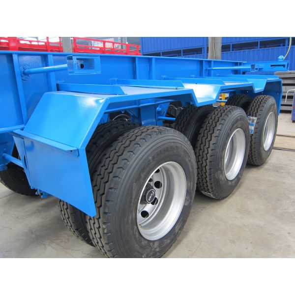 Steel 20FT 40FT Container Long Lifetime Chassis Skeleton Semi Trailer with Container Lock