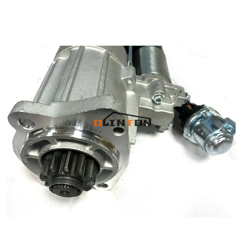 Excavator Engine Parts Starter Motor D06FR 12T 6.0KW Retail M009T20471 M9T20471