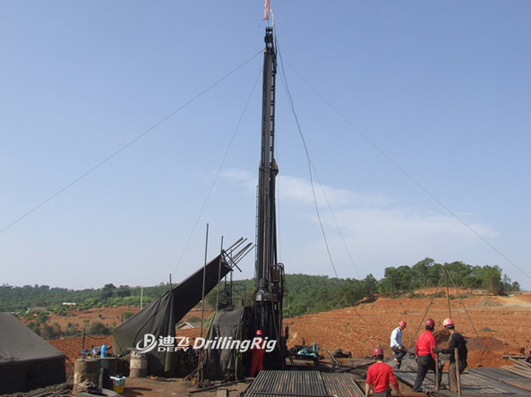 1500m Hydraulic Wire-line Core Drilling Rig DF-H-5A, Portable Diamond Core Drilling Rig with NQ Drilling Tools