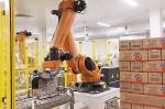 Packaging Robots KUKA KR 120 Palletizing Industrial Robot Cell
