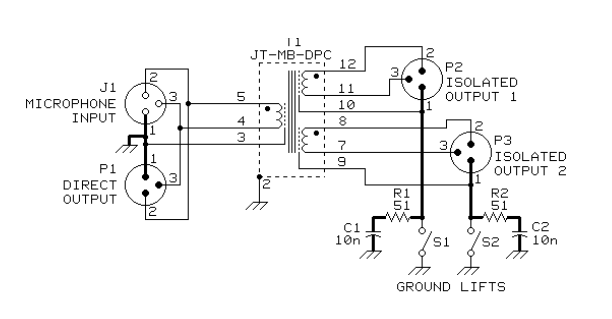 ZXY3122 Premium Permalloy Audio Signal Isolator Transformer Ni-Steel Lamination