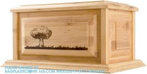 China Tree Of Life Wooden Urns For Human Ashes Adult Male/Female, Professional Decorative Cremation Wood Urn For Ashes wholesale
