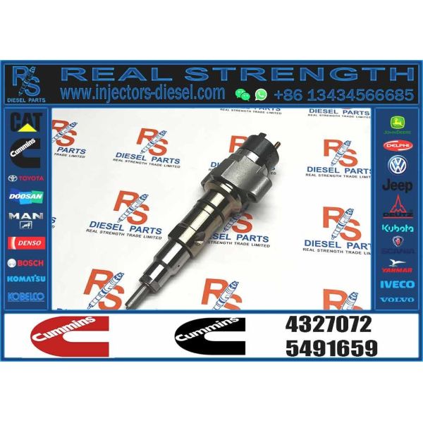 Common Rail Injector Fuel Injector 5491659 4327072 4359204 4307414 For QSL Excavator QSL9.3 ISCE Engine 6L