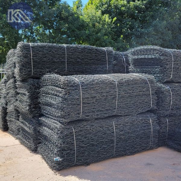 Galvanized Gabion Mesh Stone Wall For Civil Engineering And Architecture Projects